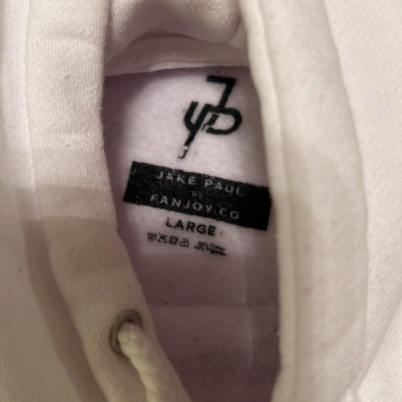 Jake Paul hoodie cutoff sweatshirt size L - Picture 5 of 6